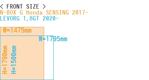 #N-BOX G Honda SENSING 2017- + LEVORG 1.8GT 2020-